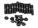 Valve Cover Studs, Black Oxide, Zinc Plated, Ford, Small Block, Set of 12